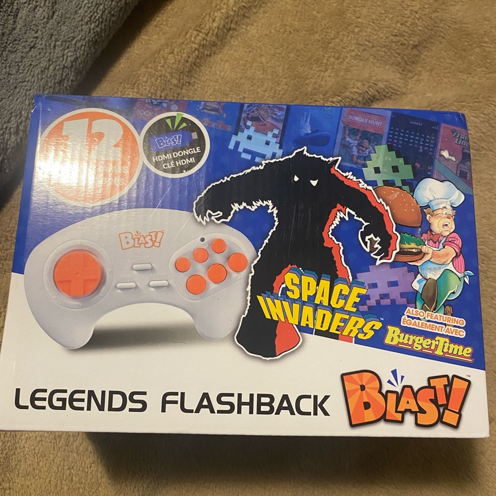 Blast plug n play wireless game with 12 built in games NWT factory sealed